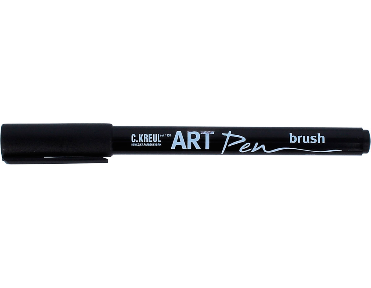 K47961 Rotulador escritura ART Pen punta pincel negro Kreul