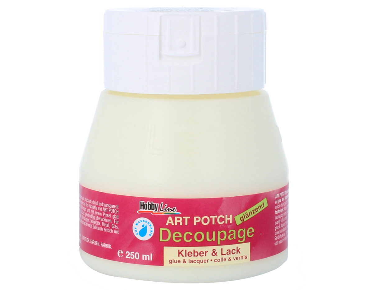 K48152 Cola-Laca ART POTCH para decoupage brillante Hobby line