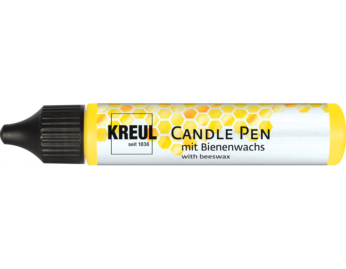 K49702 Peinture PICTIXX Pen pour bougies jaune C Kreul