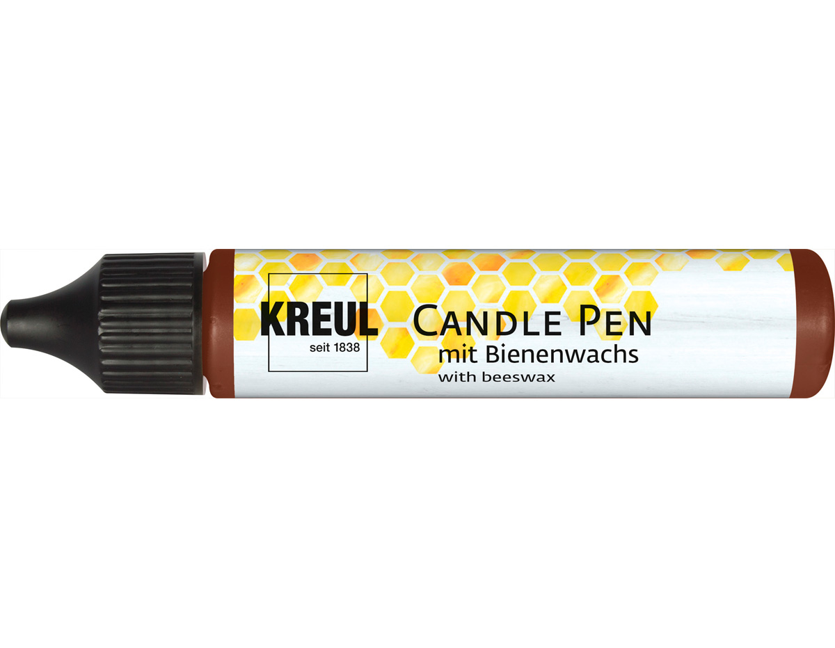 K49711 Pintura PICTIXX Pen para velas marron Kreul