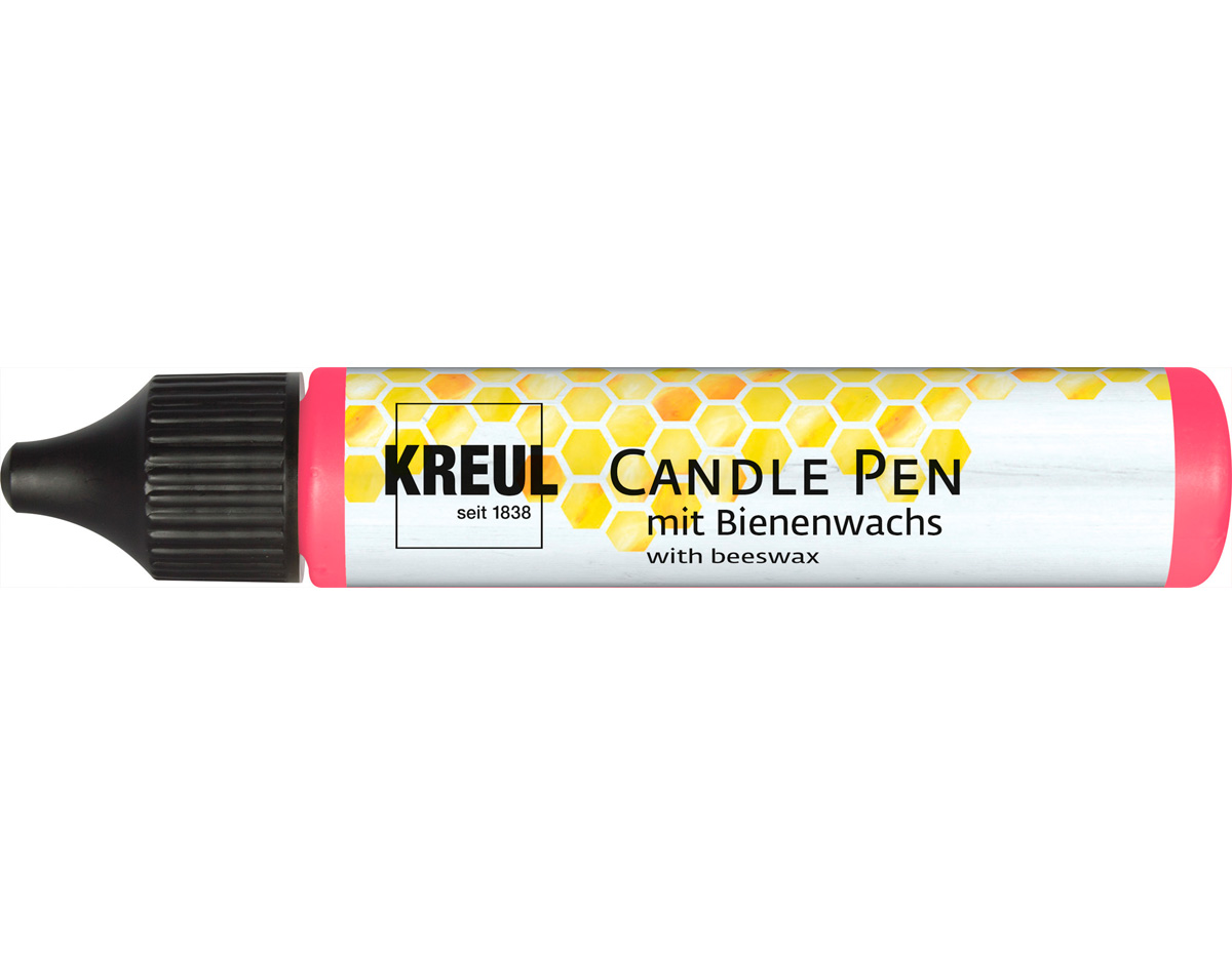 K49732 Pintura PICTIXX Pen para velas rojo metalico Kreul