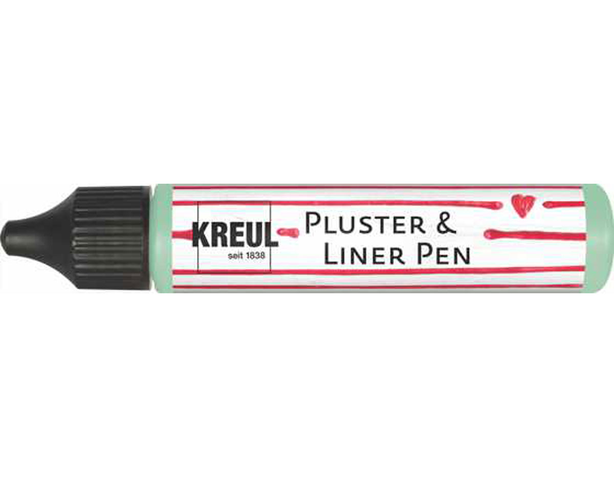 K49826 Peinture PUFFY pen et contours PLUSTER LINER PEN effet 3D Mente 29ml C Kreul