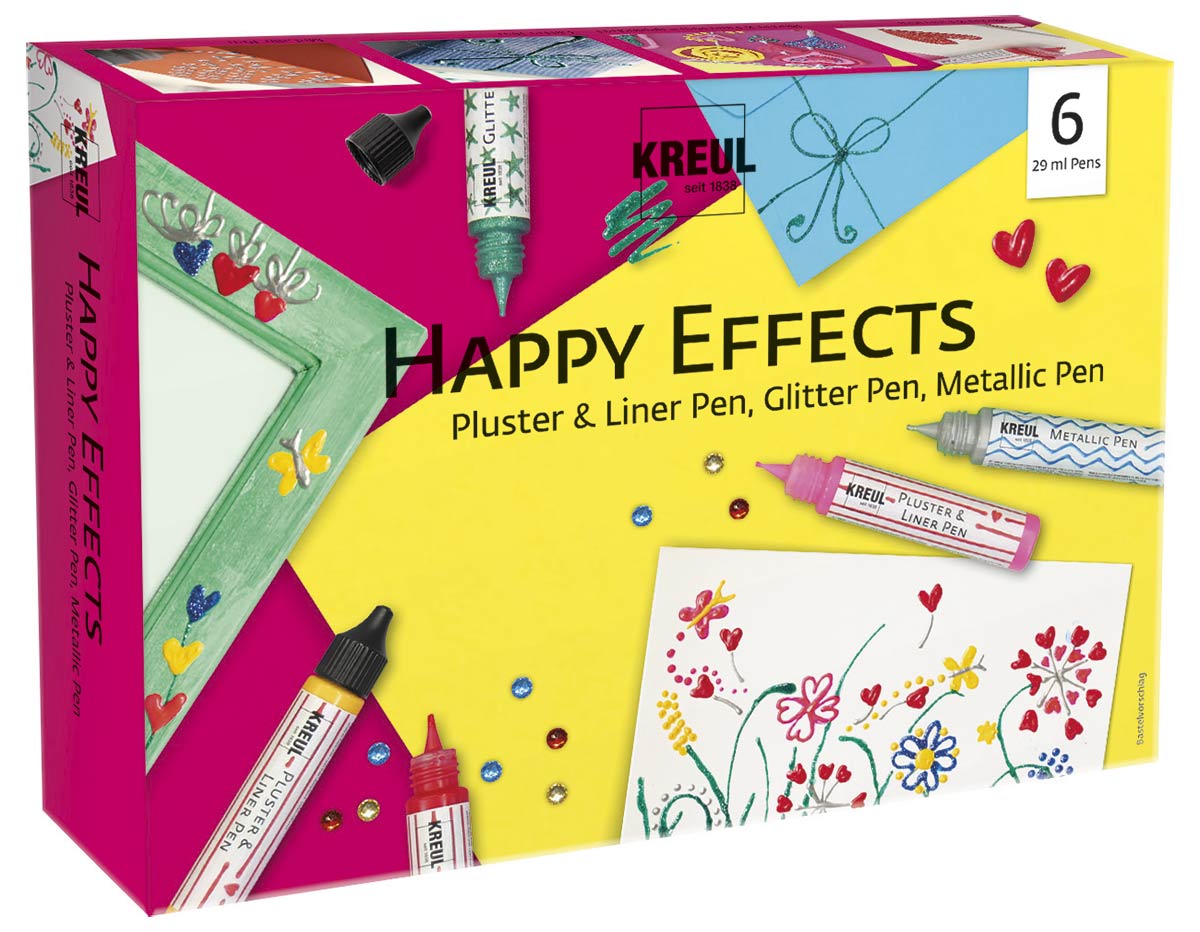 K49832 Set de 6 Pens Happy Effects Happy Effects C Kreul