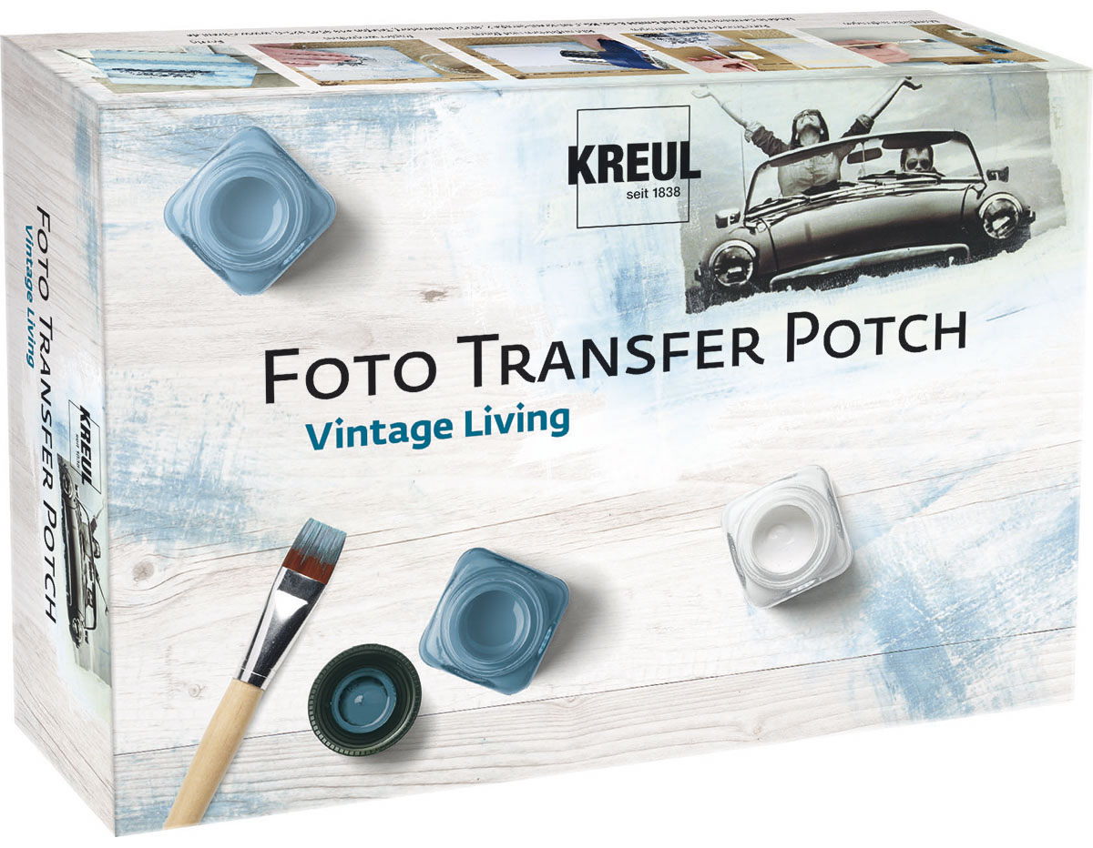 K49990 Set Photos Transfer Potch Vintage living C Kreul