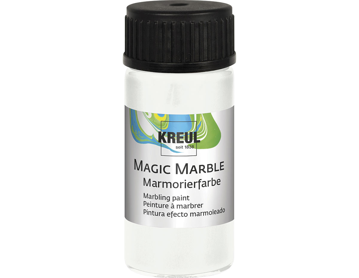 K73201 Peinture marbree MAGIC MARBLE blanc C Kreul