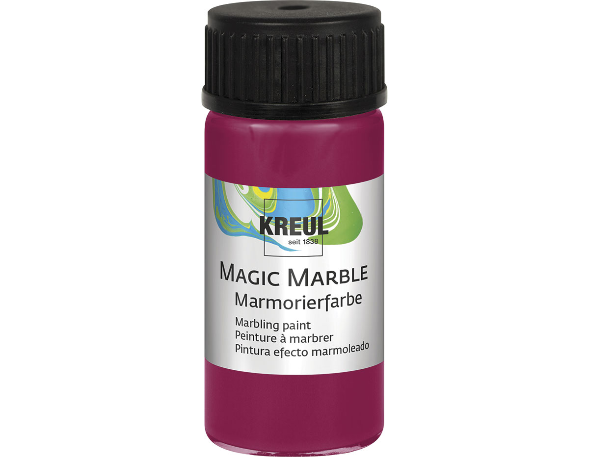 K73207 Pintura marmoleada MAGIC MARBLE rojo rubi Kreul