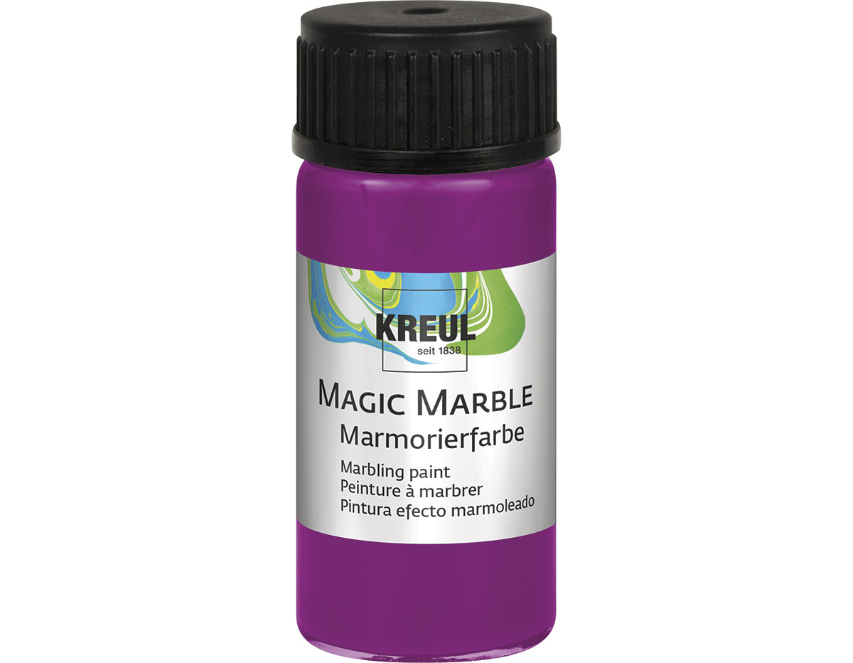 K73208 Peinture marbree MAGIC MARBLE magenta C Kreul