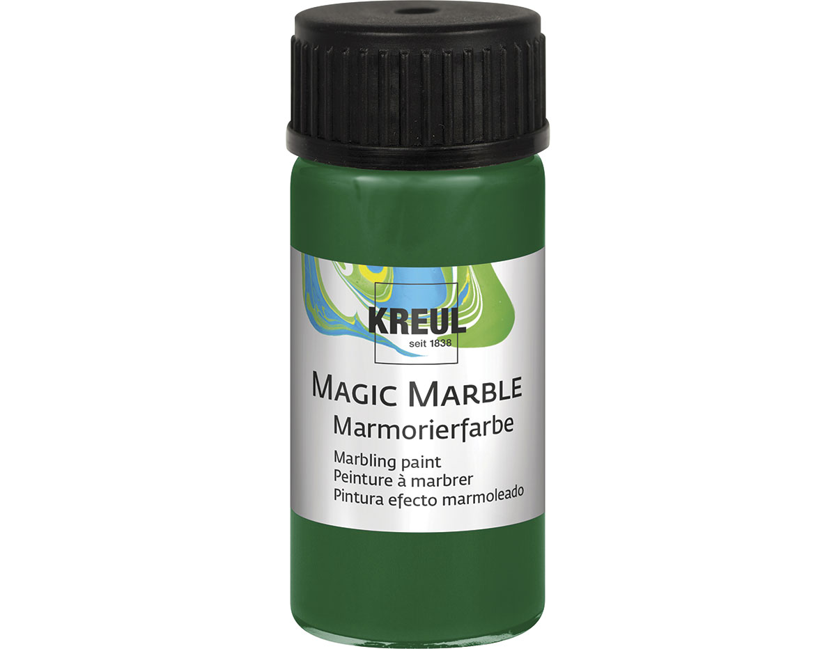 K73215 Peinture marbree MAGIC MARBLE vert C Kreul