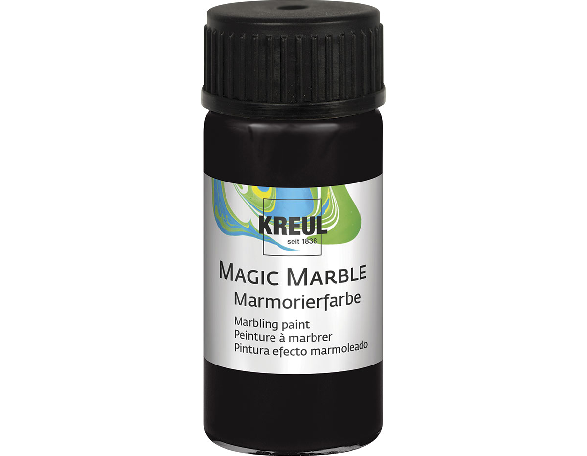 K73218 Peinture marbree MAGIC MARBLE noir C Kreul