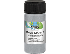 K73219 Peinture marbree MAGIC MARBLE metallique argent C Kreul - Article