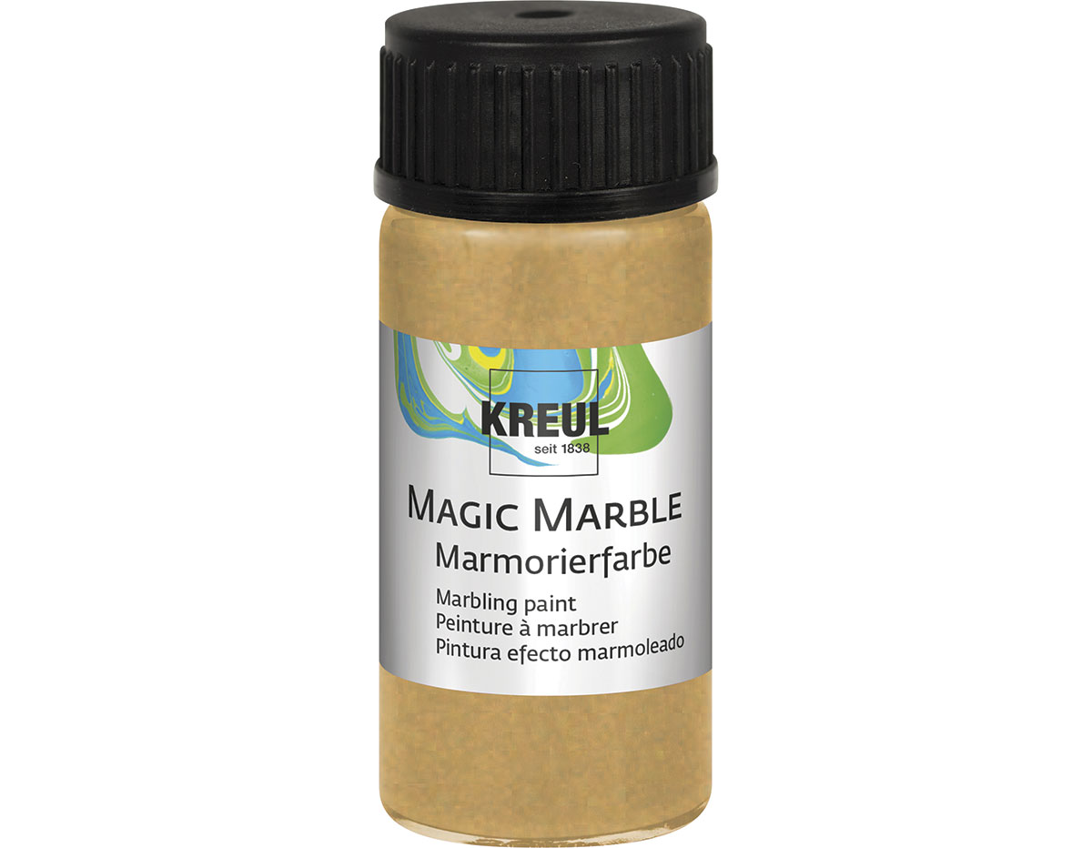 K73220 Pintura marmoleada MAGIC MARBLE metalico oro Kreul