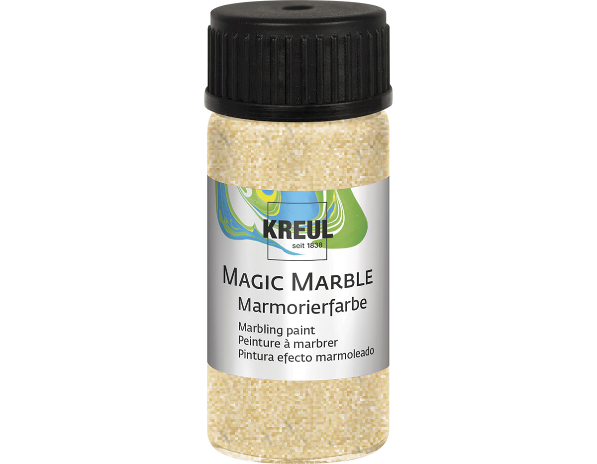 K73224 Pintura marmoleada MAGIC MARBLE purpurina oro Hobby line