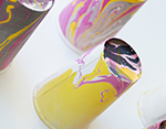 K73224 Pintura marmoleada MAGIC MARBLE purpurina oro Hobby line - Ítem3
