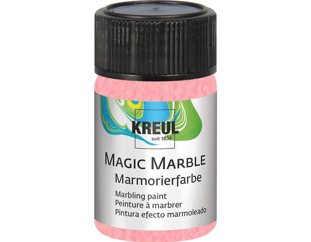 K73227 Pintura marmoleada MAGIC MARBLE metalico rosa Hobby line