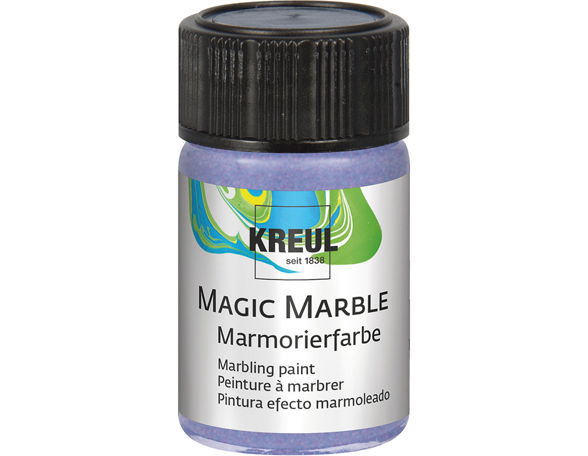 K73228 Pintura marmoleada MAGIC MARBLE metalico violeta Hobby line