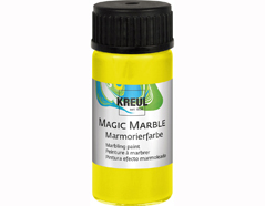 K73231 Peinture marbree MAGIC MARBLE jaune neon C Kreul - Article