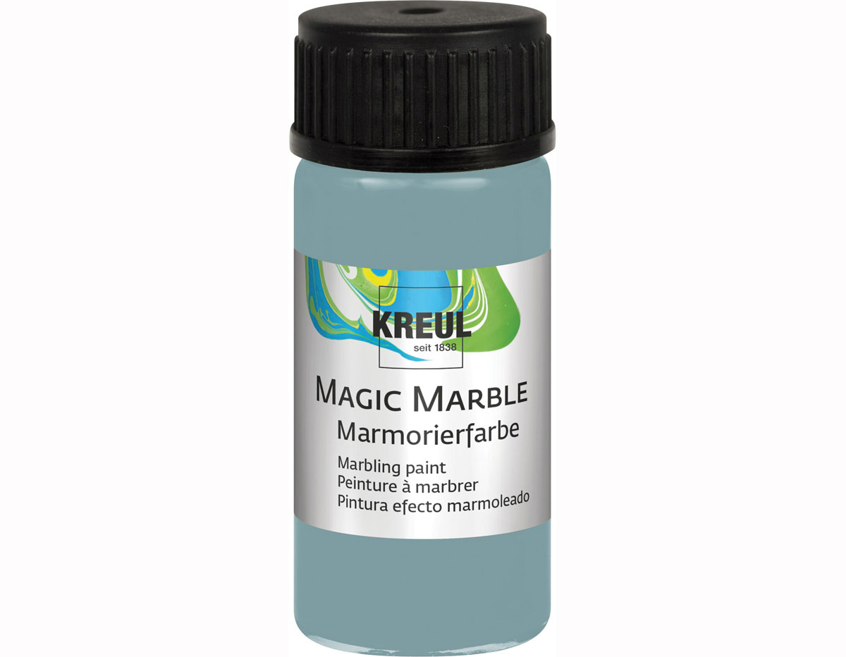 K73235 Peinture marbree MAGIC MARBLE mate bleu petrole 20ml C Kreul