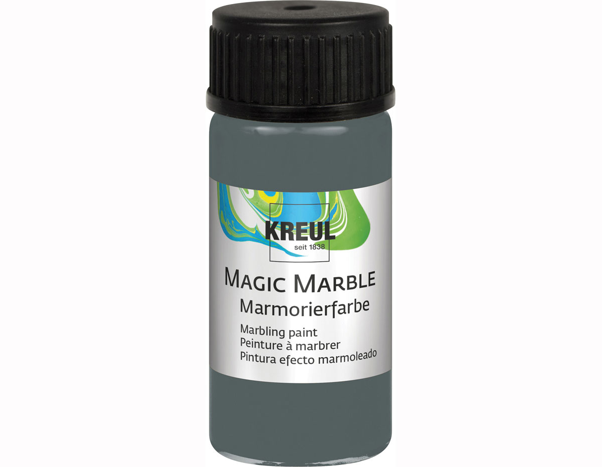 K73237 Peinture marbree MAGIC MARBLE mate gris volcanique 20ml C Kreul