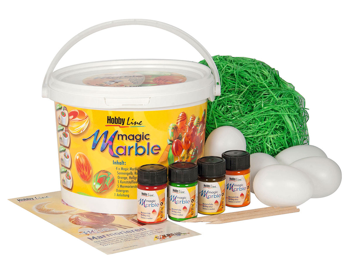 K73700 Kit pintura marmoleada MAGIC MARBLE Pascua Hobby line