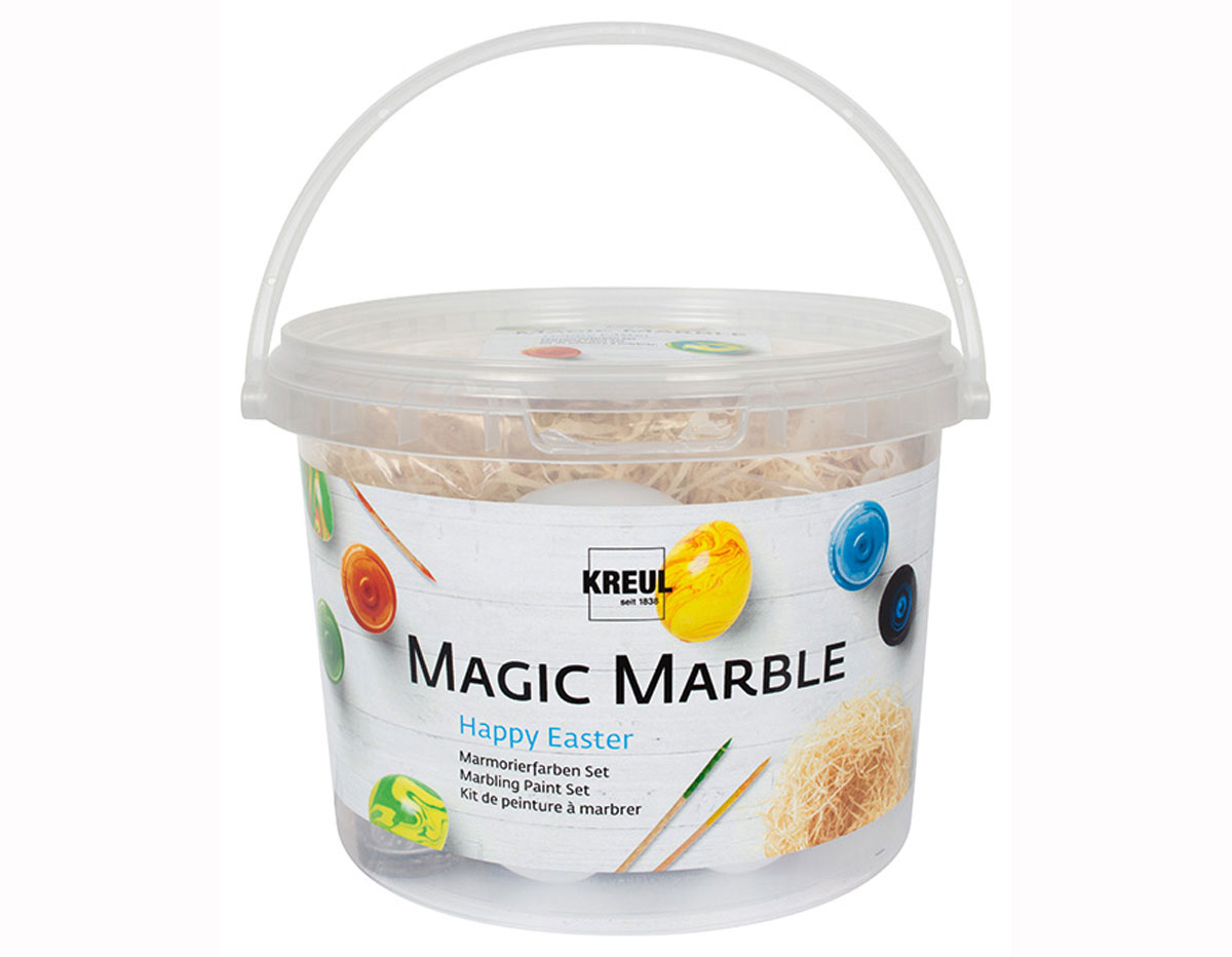 K73703 Kit pintura marmoleada Magic Marble Pascua Hobby line