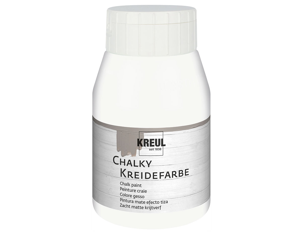 K75111 Peinture CHALKY effet craie Coton blanc 500ml C Kreul