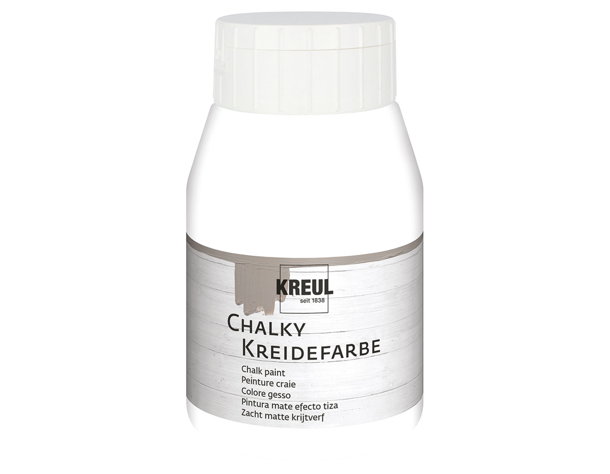 K75123 Peinture CHALKY effet craie Blanc 500ml C Kreul