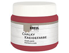 K75325 Peinture CHALKY effet craie Rouge suave 150ml C Kreul - Article