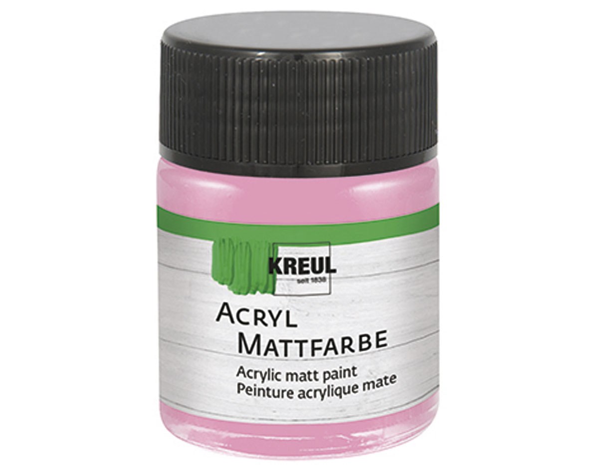 K75513 Peinture acrylique mate rose C Kreul