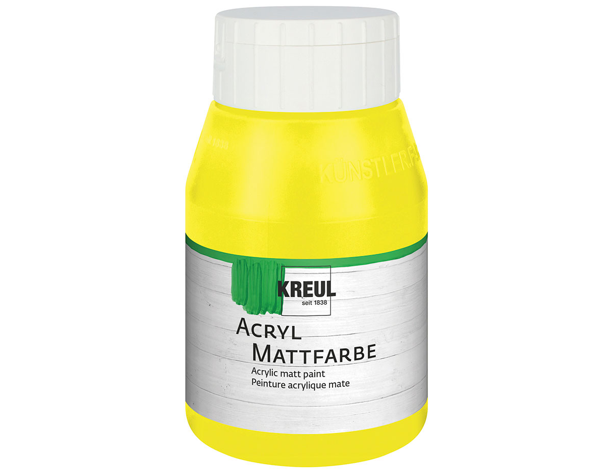K75903 Pintura acrilicamate amarillo Hobby line