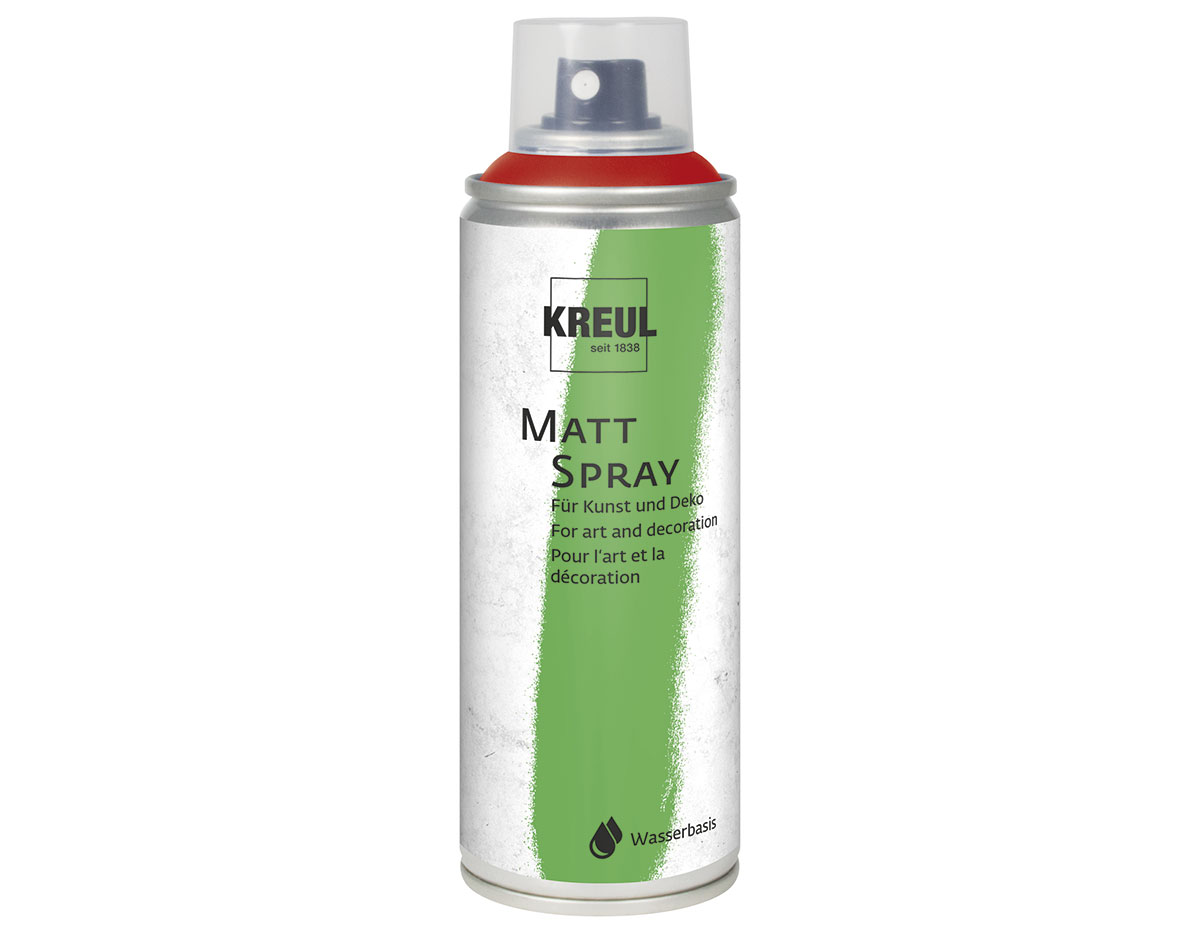K76315 Peinture Spray KREUL mate rouge fonce 200ml C Kreul