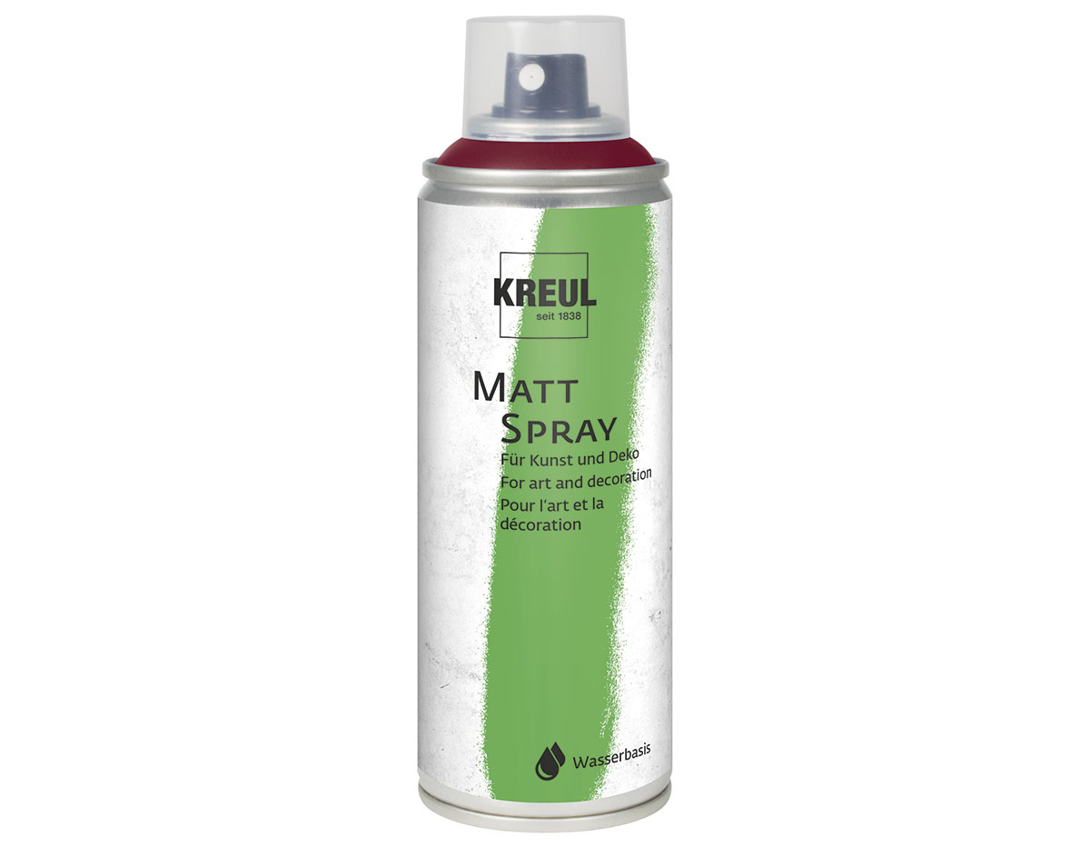 K76316 Peinture Spray KREUL mate rouge vin 200ml C Kreul