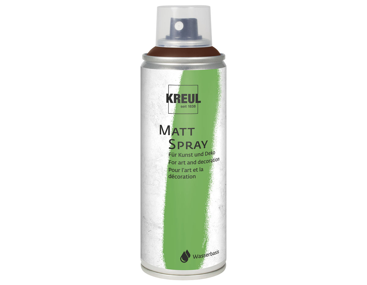K76325 Peinture Spray KREUL mate marron grenat 200ml C Kreul