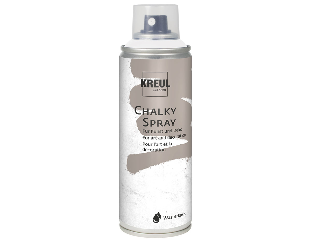 K76351 Pintura Spray KREUL Chalk mate blanco 200ml Kreul