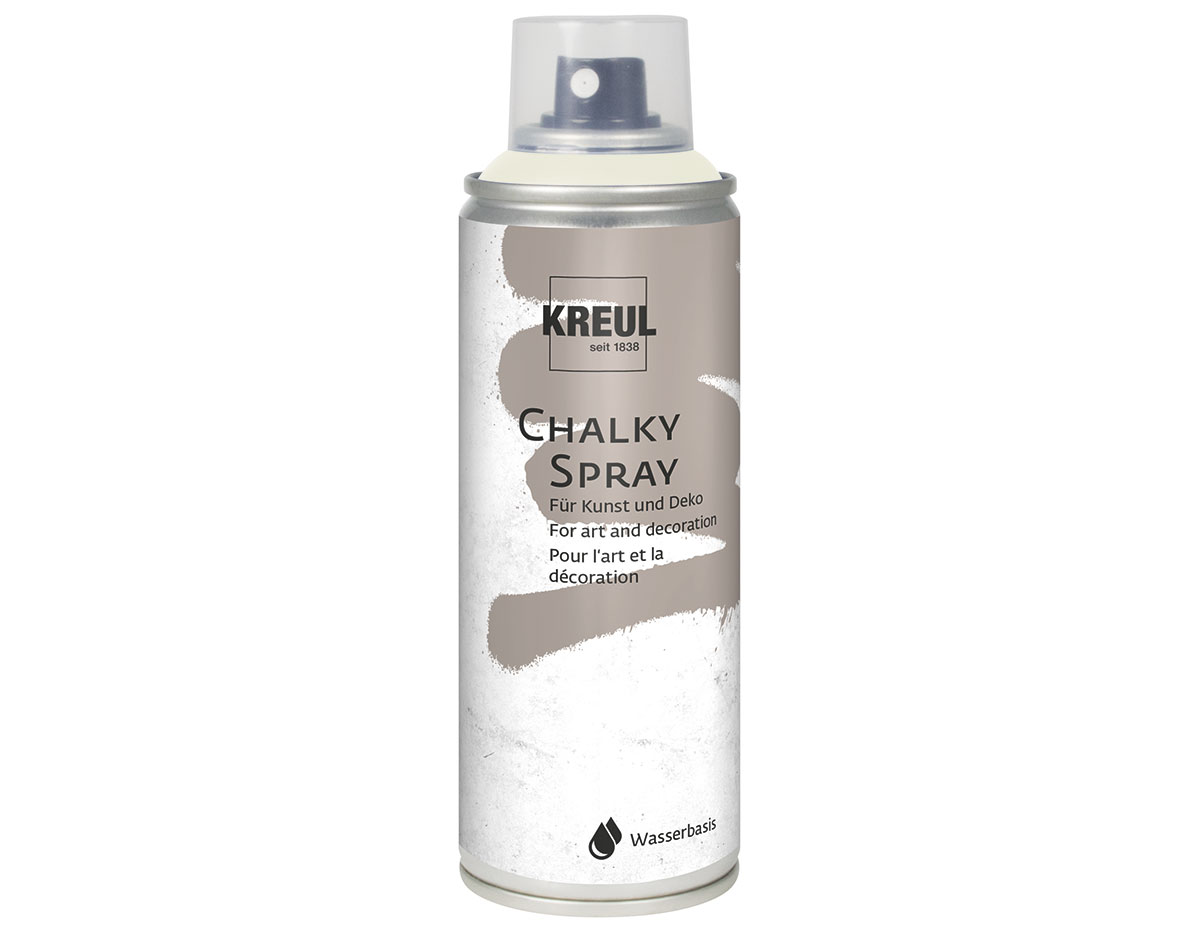 K76352 Pintura Spray KREUL Chalk mate algodon blanco 200ml Kreul