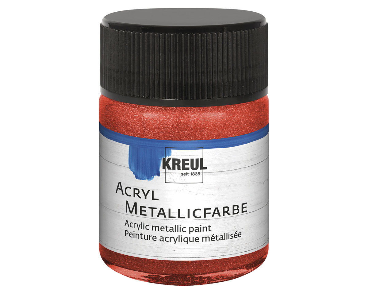 K77573 Pintura acrilica metalica rojo Kreul