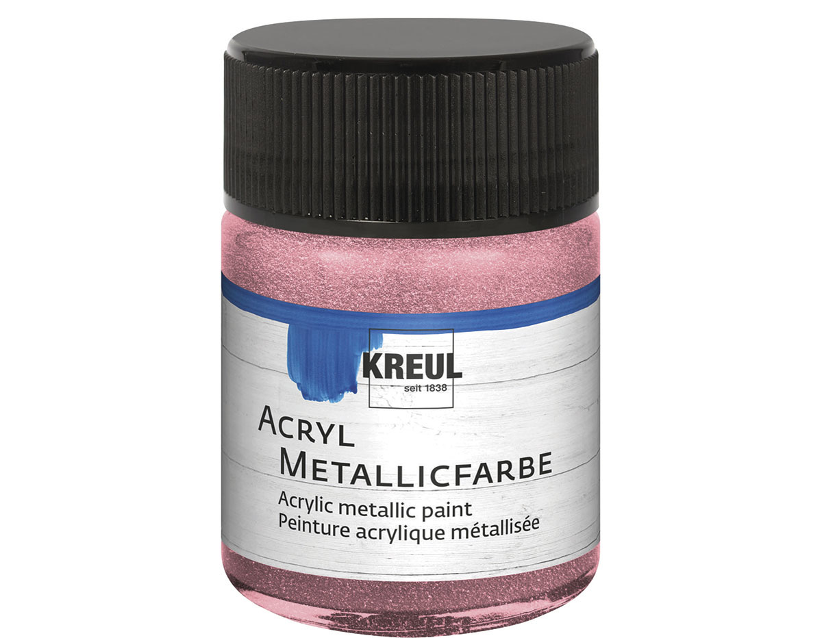 K77574 Pintura acrilica metalica rosa Kreul