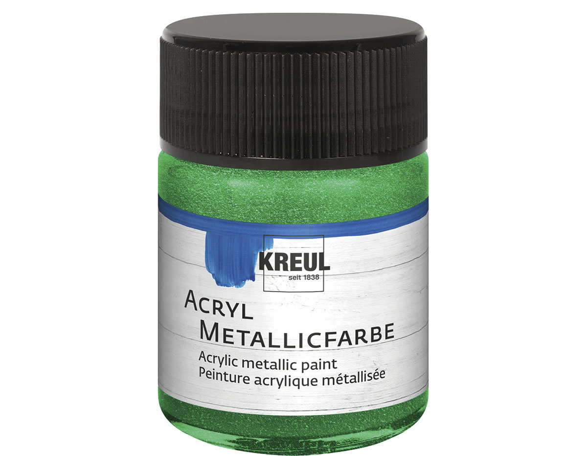 K77577 Pintura acrilica metalica verde Kreul