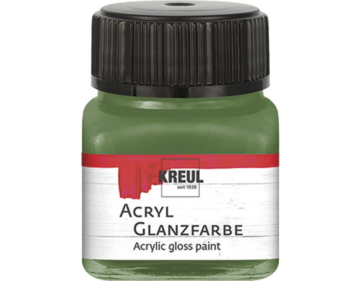 K79209 Pintura acrilica brillante verde oliva Kreul