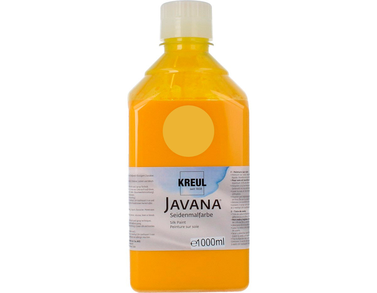 K8122-1LTR Pintura para seda amarillo sol Javana
