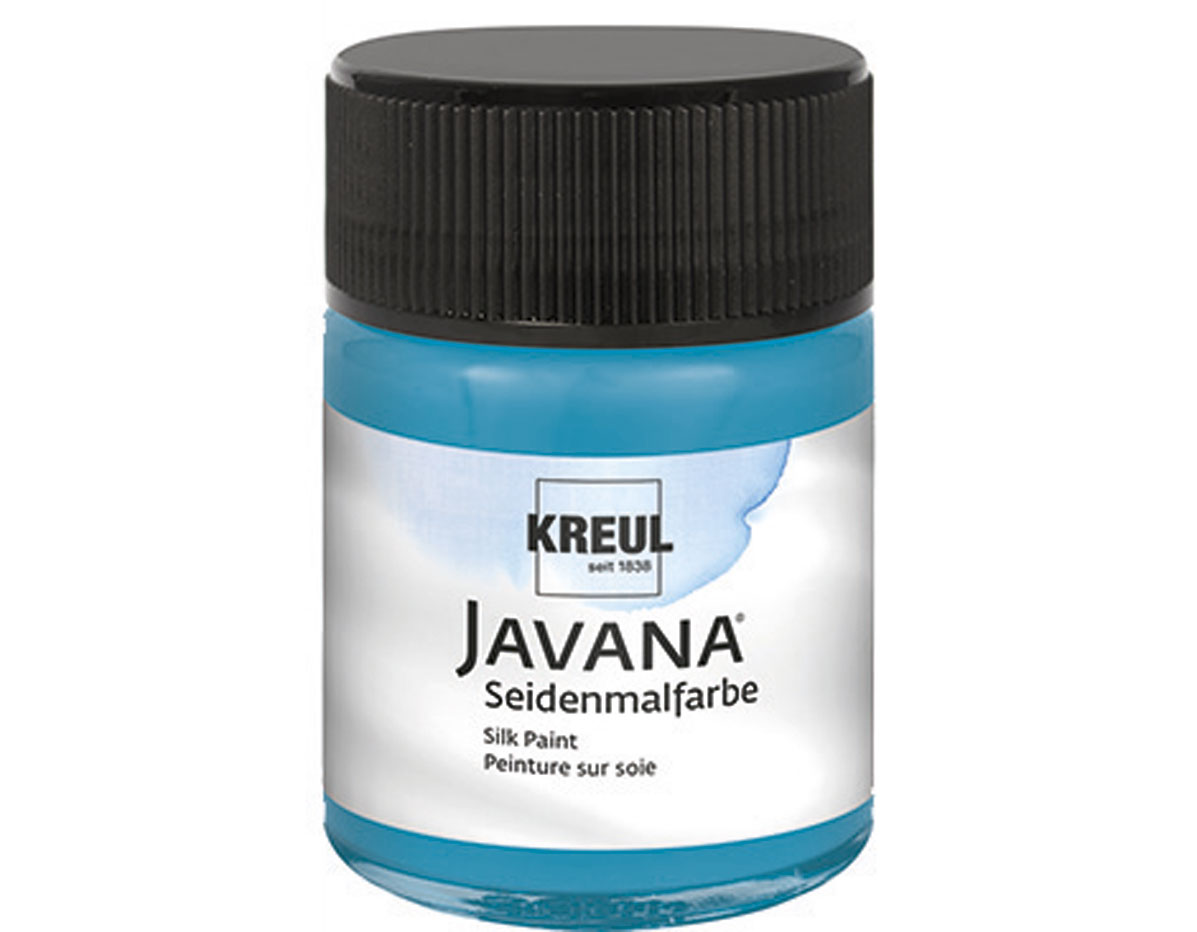 K8125 Pintura para seda azul azure Javana