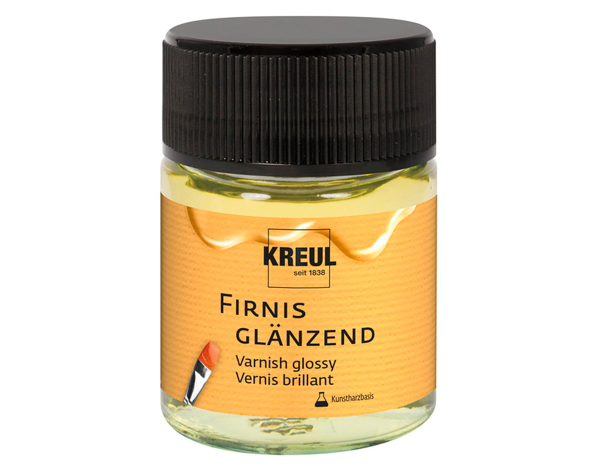 K86150 Barniz FIRNIS brillante 50ml Para oleo y acrilico Kreul