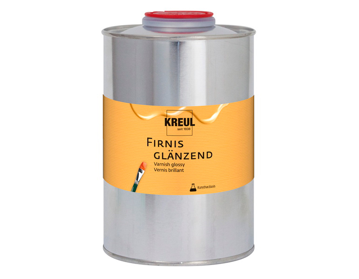 K86159 Barniz FIRNIS brillante 1000ml Para oleo y acrilico Kreul