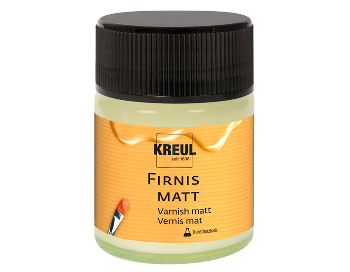 K86160 Barniz FIRNIS mate 50ml Para oleo y acrilico Kreul