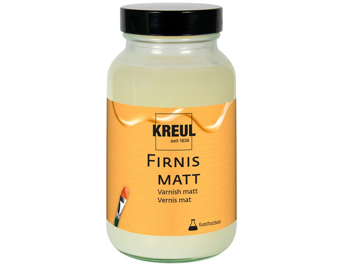 K86165 Barniz FIRNIS mate 250ml Para oleo y acrilico Kreul