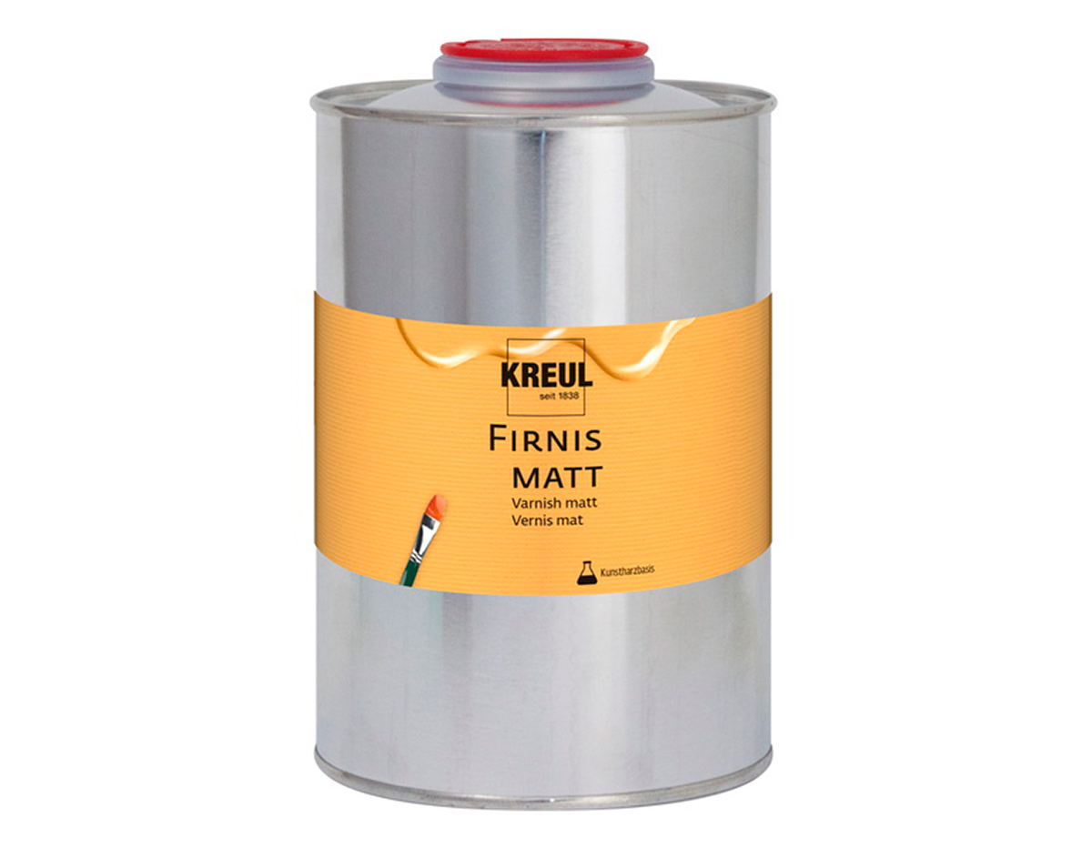 K86169 Vernis mat FIRNIS 1000ml Pour l huile et l acrylique C Kreul