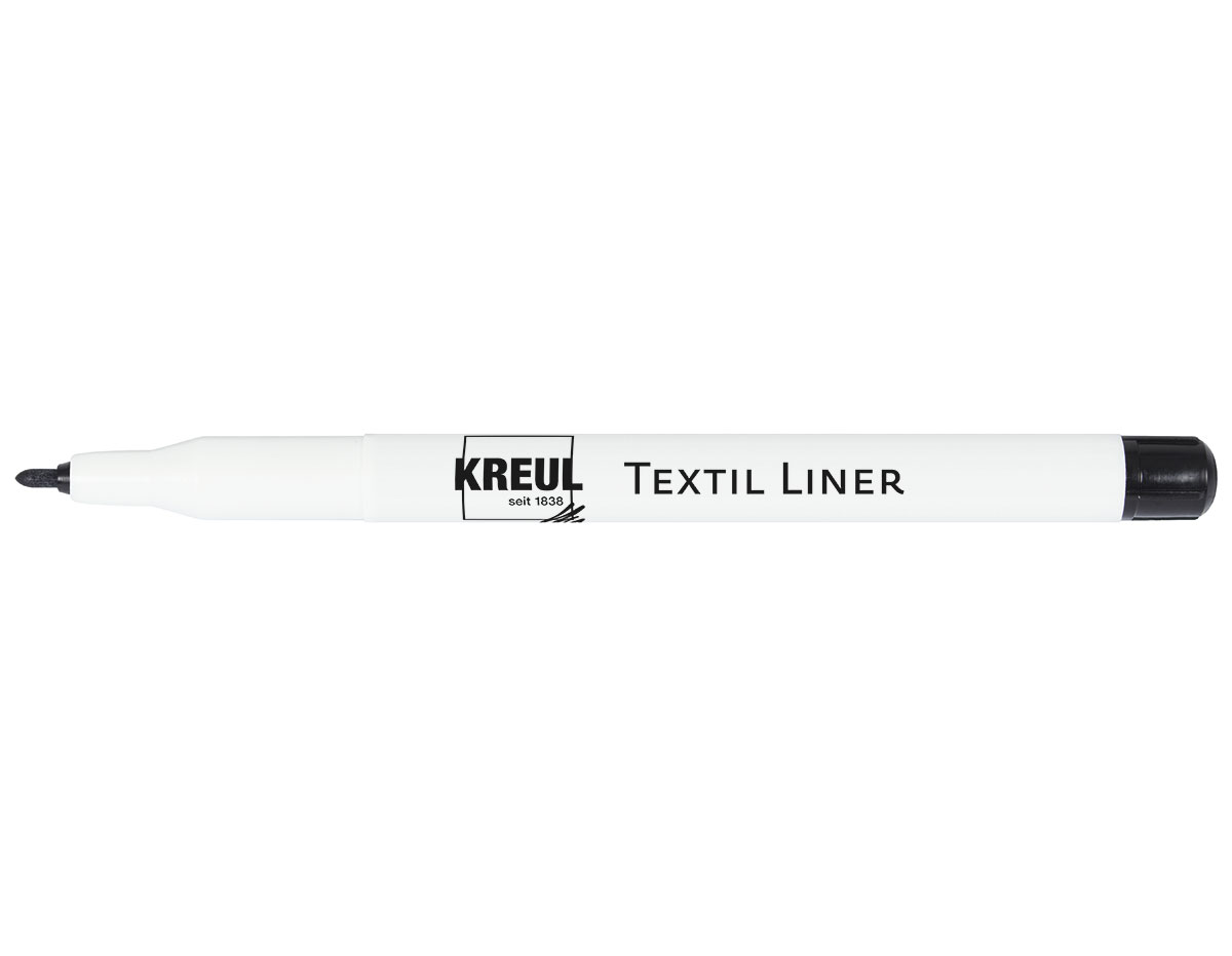 K90418 Feutre pour textile pour contourner noir C Kreul