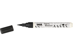 K90618 Feutre pour textile translucide noir pointe pinceau C Kreul - Article