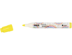 K90777 Rotulador para textil translucido amarillo neon punta bala Kreul - Ítem