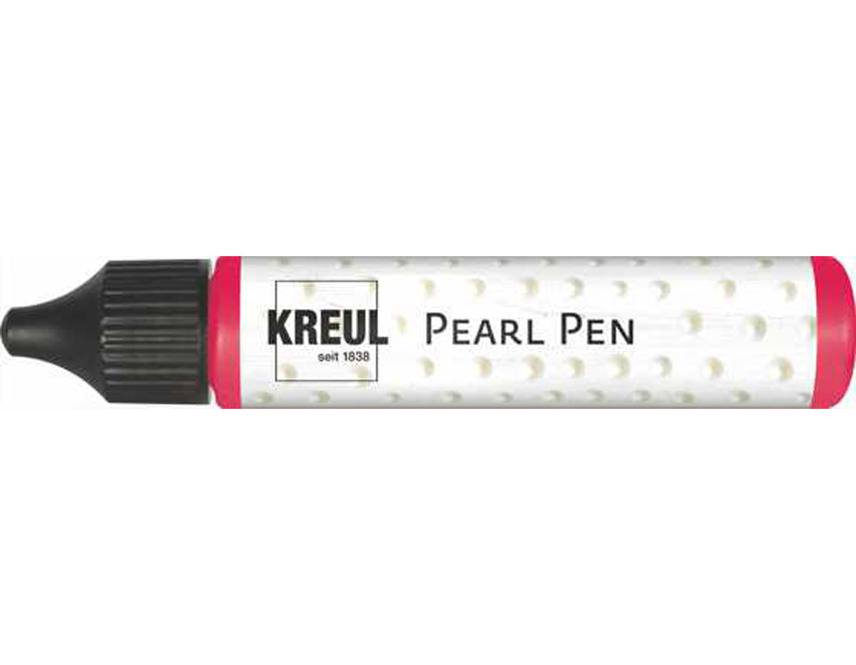 K92323 Peinture pour textile effet perle rouge C Kreul