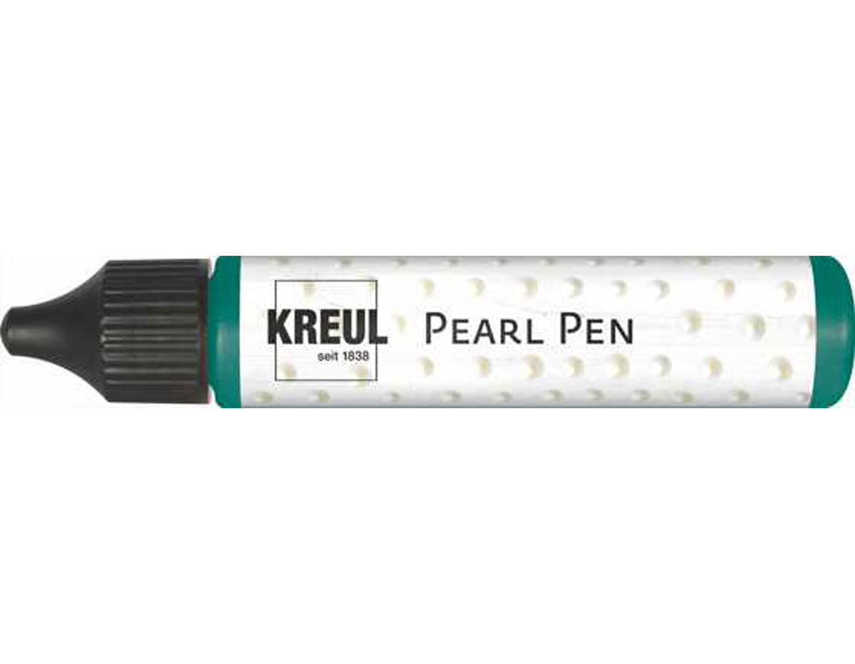 K92327 Pintura efecto perlas PERL PEN verde esmeralda 29ml Kreul